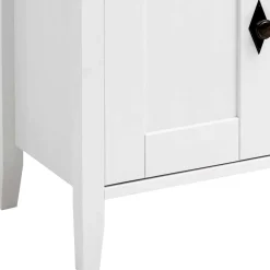 Waschbeckenschrank in Weiß & Kiefer Lauge - Sibiuta^Wohnen Outlet