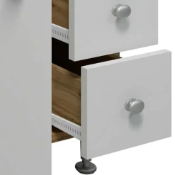 Waschbeckenschrank mit drei Schubladen & Tür - Nelani I^Wohnen Discount