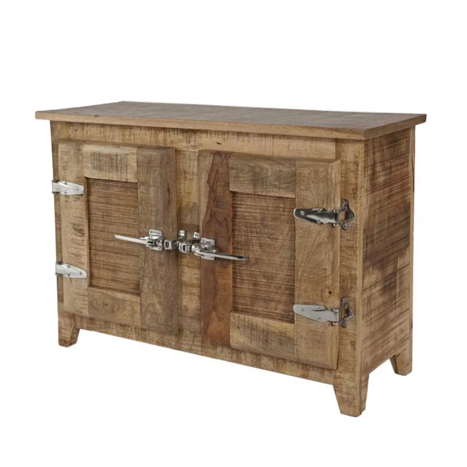 Wohnen Waschbeckenschrank Suennas aus Mangobaum Massivholz