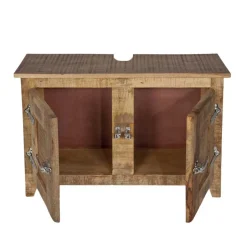 Wohnen Waschbeckenschrank Suennas aus Mangobaum Massivholz