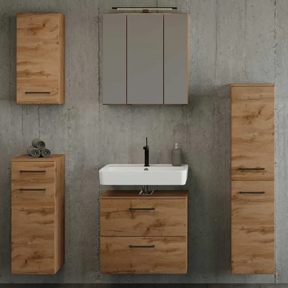 Waschbecken-Unterschrank 60 cm breit - Arazony^Wohnen Sale