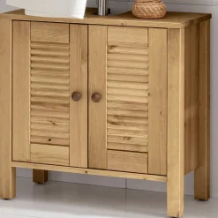 Waschbeckenunterschrank aus Kiefer Massivholz - Zavieca^Wohnen