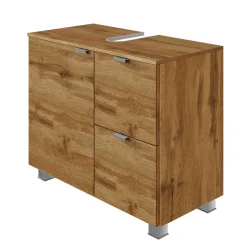 Wohnen Waschbecken-Unterschrank in Wildeiche Holzoptik - Sucaeva