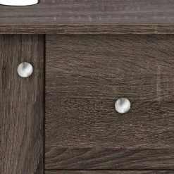 Wohnen Waschbeckenunterschrank in Eiche Grau Holz Dekor - Fionora