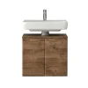 Waschbeckenunterschrank in Eiche Dunkel Holzoptik - Miss X^Wohnen