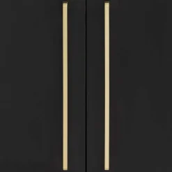 Wohnen Waschbeckenunterschrank in Schwarz & Gold - Vulcanisa