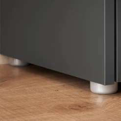 Wohnen Waschbeckenunterschrank in Anthrazit - Ahilav