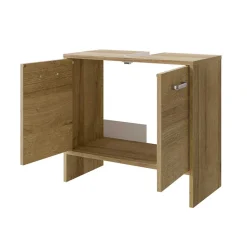 Wohnen Waschbeckenunterschrank in Eiche Dekor - Madeonary
