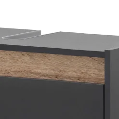 Wohnen Waschbeckenunterschrank in Anthrazit & Wildeiche - Marcius