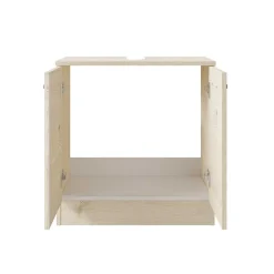 Wohnen Waschbeckenunterschrank in hellem Holzdekor Pinie - Nova