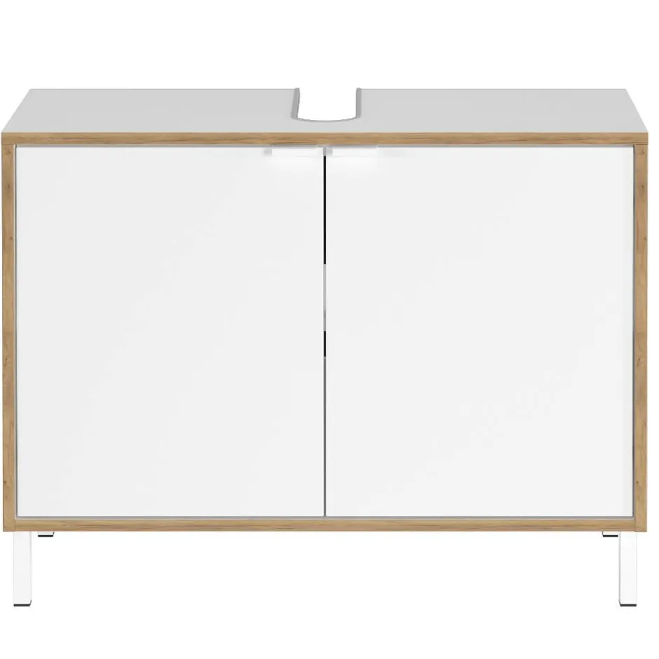 Wohnen Waschbeckenunterschrank in Weiß - Nadals