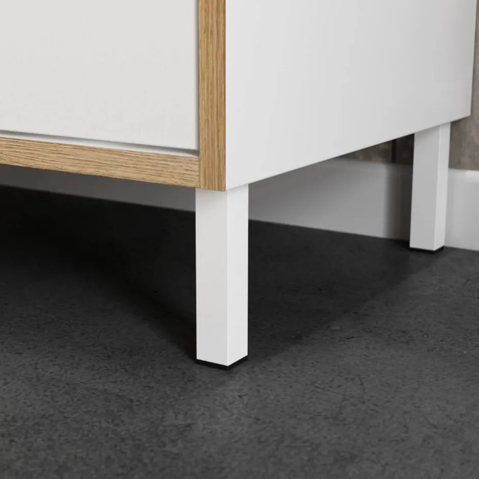 Wohnen Waschbeckenunterschrank in Weiß - Nadals