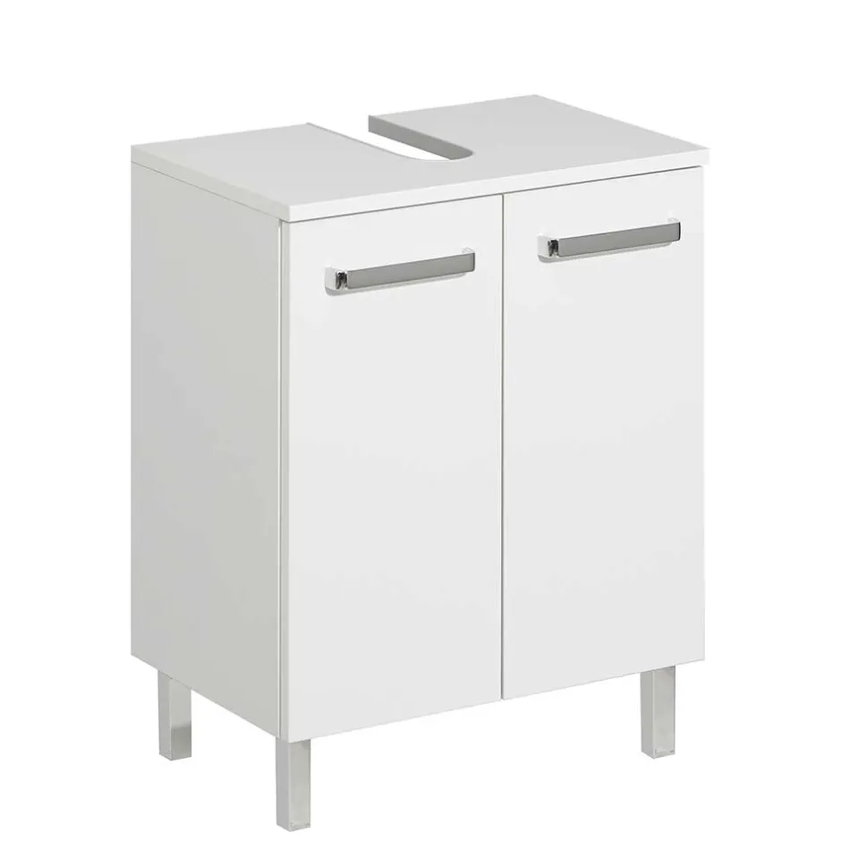 Wohnen Waschbeckenunterschrank in Weiß - Ardin