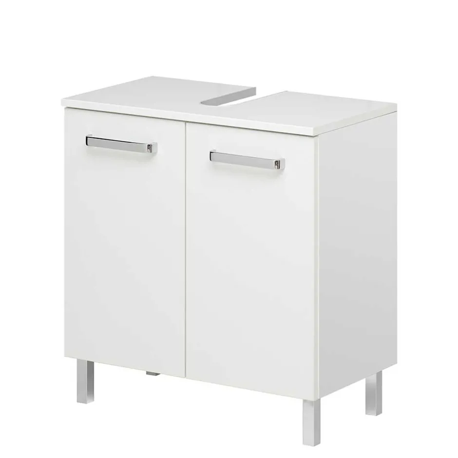 Wohnen Waschbeckenunterschrank in Weiß - Ardin