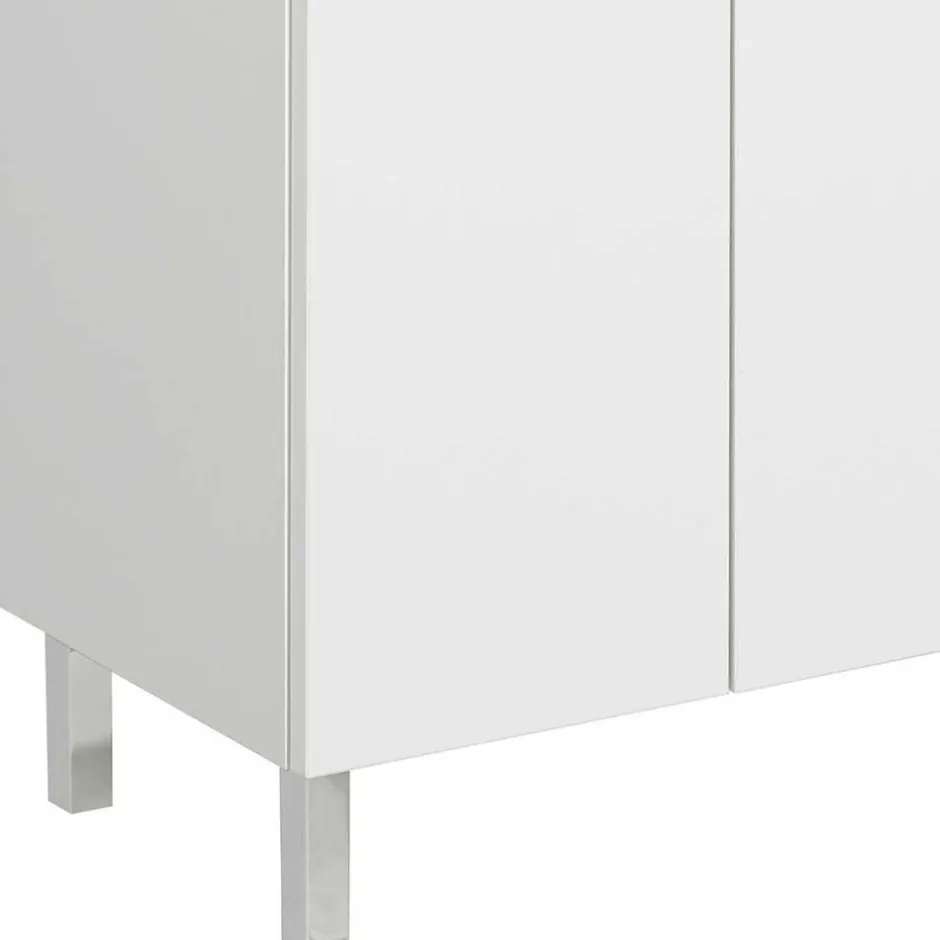 Wohnen Waschbeckenunterschrank in Weiß - Ardin