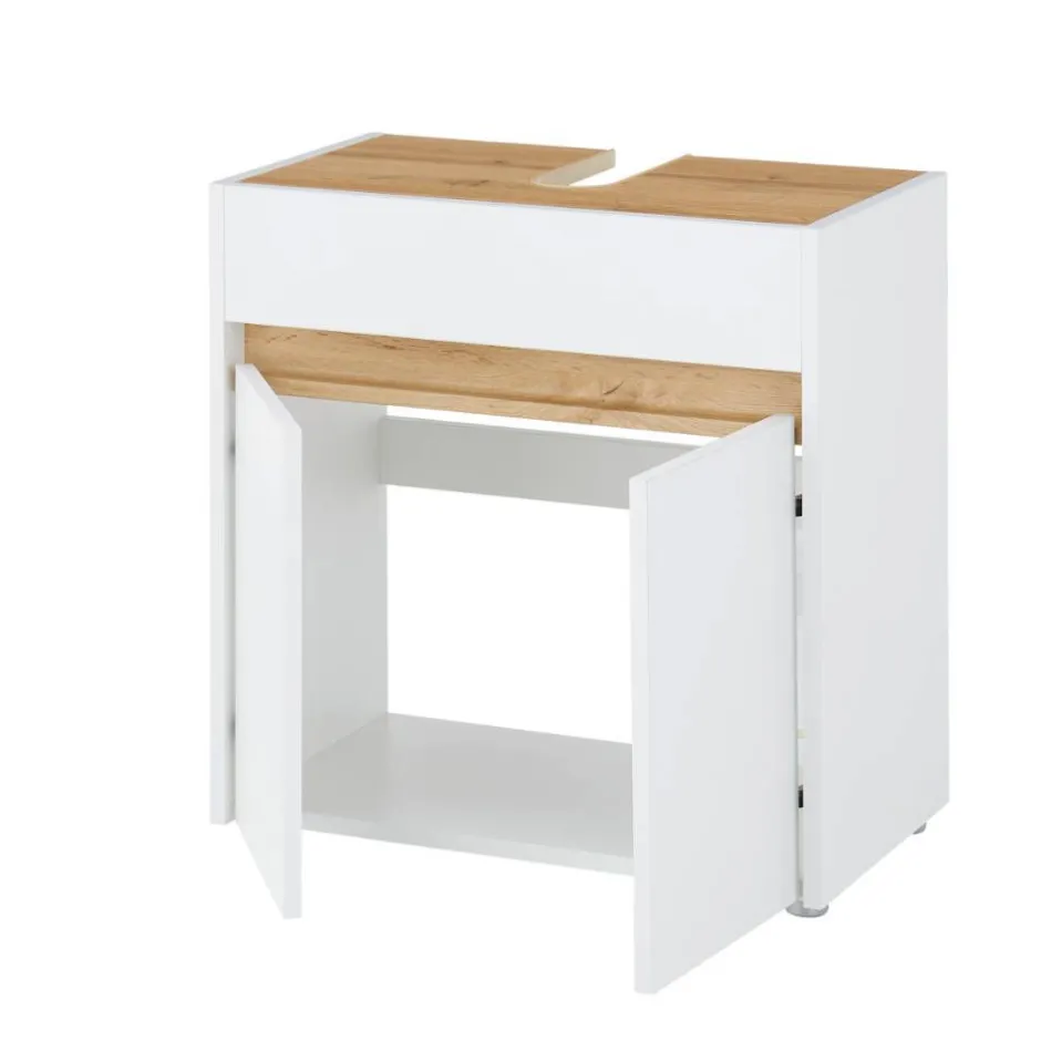 Waschbeckenunterschrank in Weiß - Nonessia^Wohnen Best