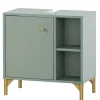 Wohnen Waschbeckenunterschrank in Graugrün - Vilatata
