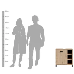 Waschbecken-Unterschrank in Wildeiche - Eleore^Wohnen Sale