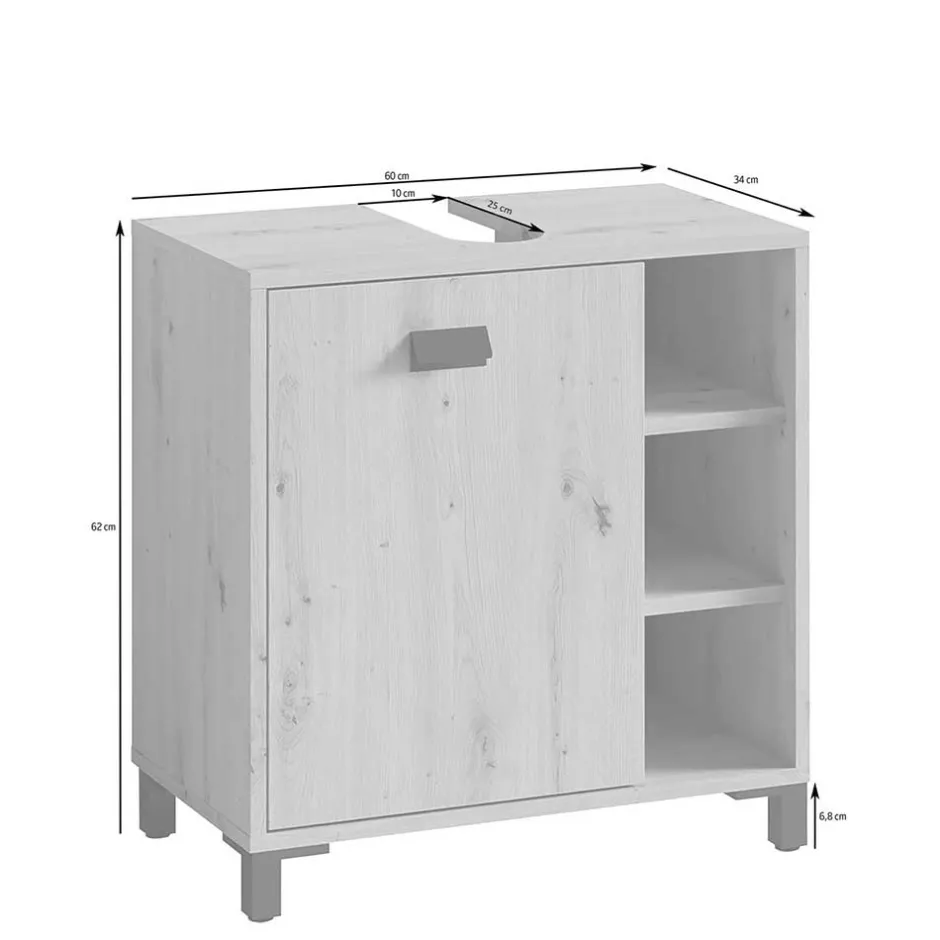 Waschbecken-Unterschrank in Wildeiche - Eleore^Wohnen Sale