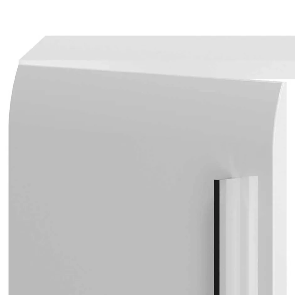 Wohnen Waschbeckenunterschrank in Weiß hochglänzend - Rirua