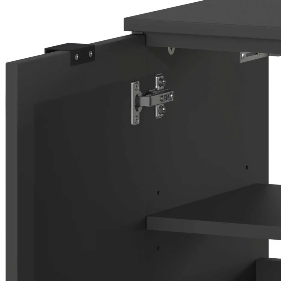 Wohnen Waschbecken-Unterschrank in Dunkelgrau - Quado