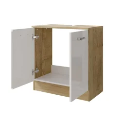 Wohnen Waschbeckenunterschrank mit Sockelgestell - Highlamp