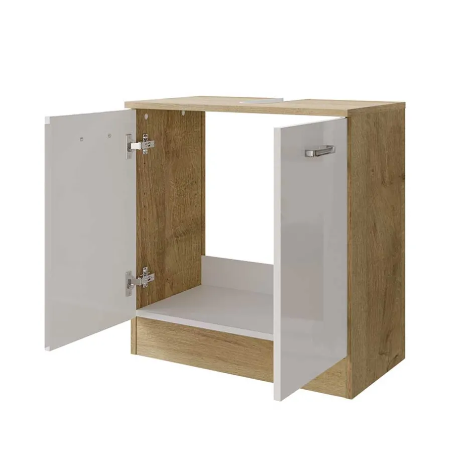 Wohnen Waschbeckenunterschrank mit Sockelgestell - Highlamp