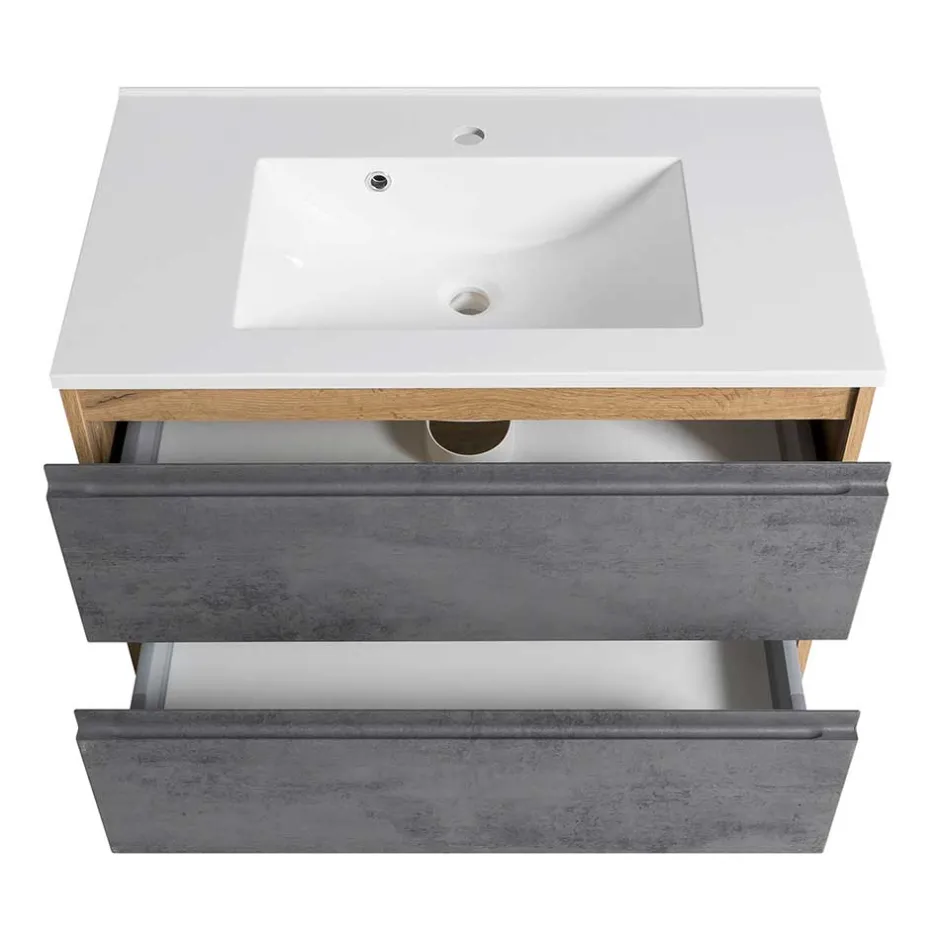 Wohnen Waschbeckenunterschrank mit 80 cm Breite - Mia