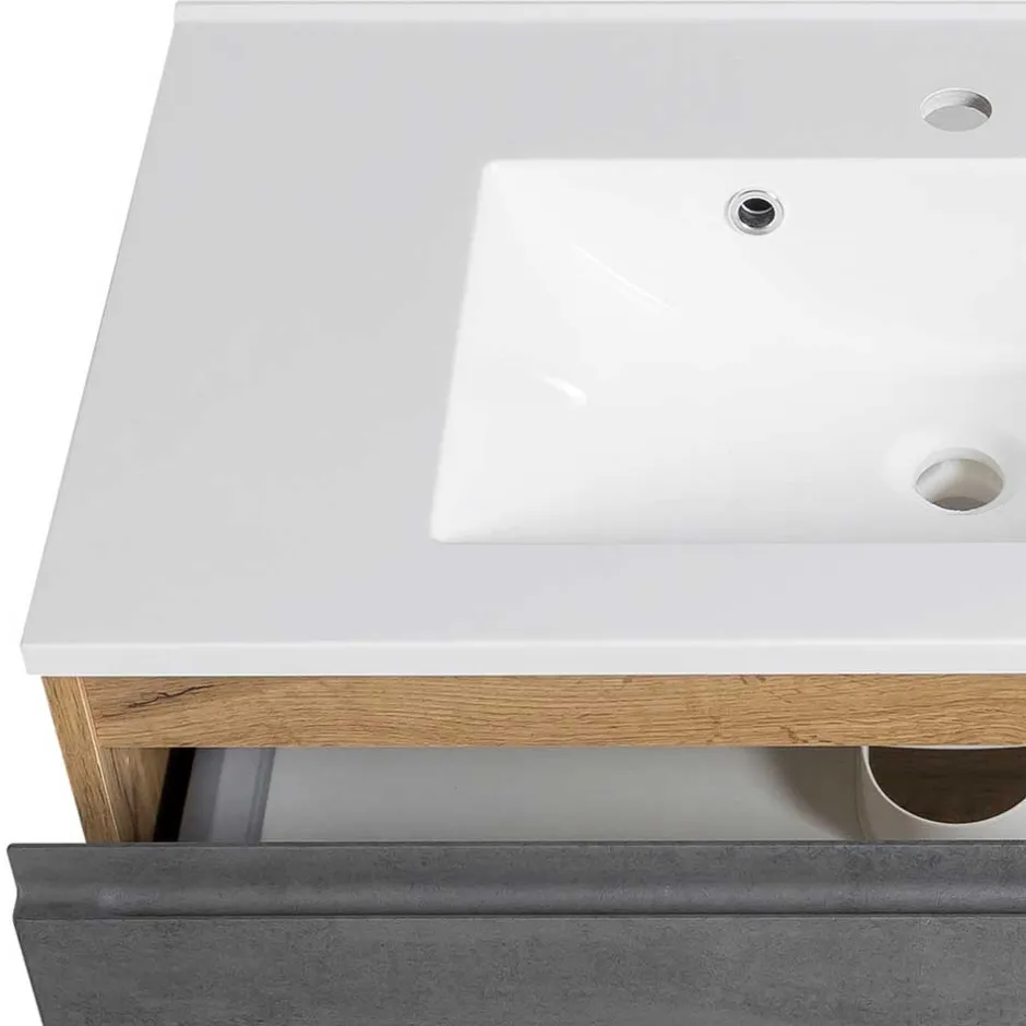 Wohnen Waschbeckenunterschrank mit 80 cm Breite - Mia