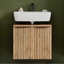 Wohnen Waschbeckenunterschrank mit zwei Türen - Crystoga