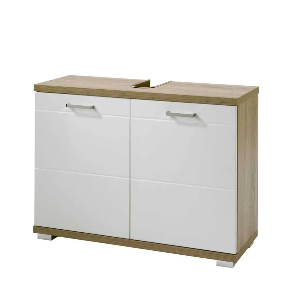 Waschbecken-Unterschrank 2-türig - Faneto^Wohnen New