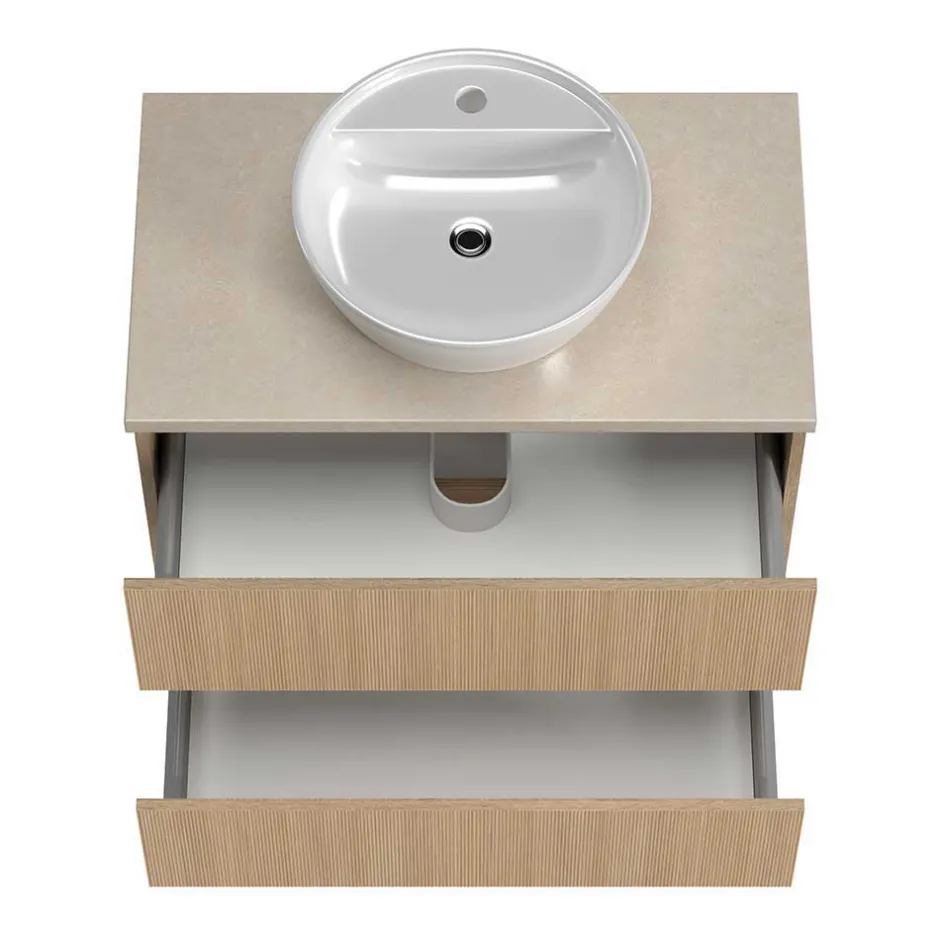 Wohnen Waschkonsole und Spiegelschrank Set - Vibulam (zweiteilig)