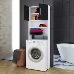 Wohnen Waschmaschinen Umbauschrank 64x190x25 cm - Fleet