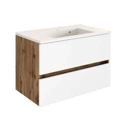 Wohnen Waschplatz & Hochschrank fürs Bad - Maklesa (dreiteilig)