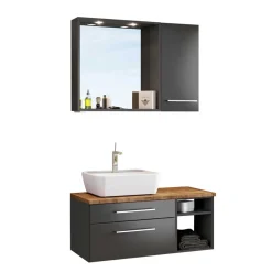 Waschplatz Ausstattung in Grau - Estregos (dreiteilig)^Wohnen Hot