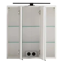 Waschplatz Einrichtung in Weiß mit Wildeiche - Gyatso (zweiteilig)^Wohnen Sale