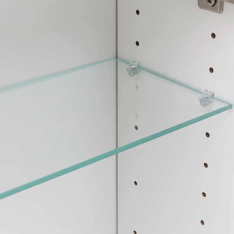 Waschplatz Einrichtung in Weiß mit Wildeiche - Gyatso (zweiteilig)^Wohnen Sale