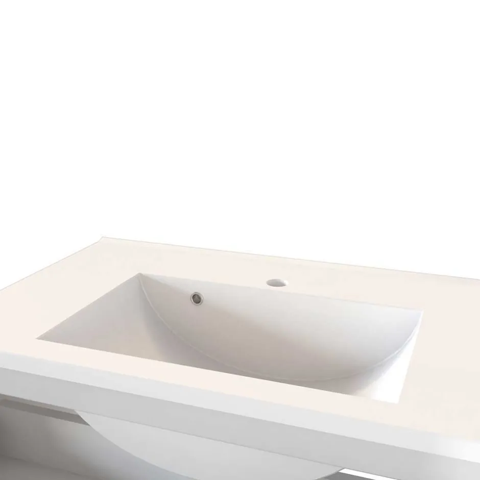 Waschplatz Einrichtung zweifarbig - Anviletca (zweiteilig)^Wohnen