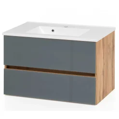 Waschplatz Einrichtung zweifarbig - Anviletca (zweiteilig)^Wohnen