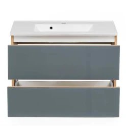 Waschplatz Einrichtung zweifarbig - Anviletca (zweiteilig)^Wohnen