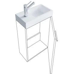 Waschplatz fürs Gäste WC Set - Denima (zweiteilig)^Wohnen Online