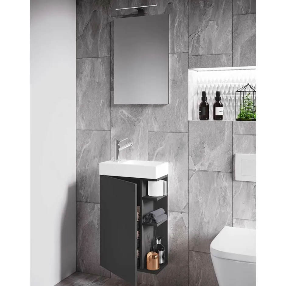 Waschplatz fürs Gäste-Bad Set - Fabio (zweiteilig)^Wohnen Discount