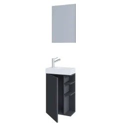 Waschplatz fürs Gäste-Bad Set - Fabio (zweiteilig)^Wohnen Discount