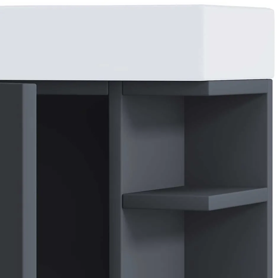 Waschplatz fürs Gäste-Bad Set - Fabio (zweiteilig)^Wohnen Discount