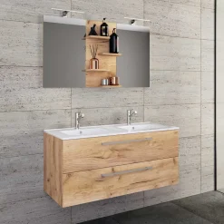 Waschplatz Kombination in Wildeiche Honig - Ursela (zweiteilig)^Wohnen Best