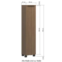 Waschplatz und Midischrank Set - Ucaida (dreiteilig)^Wohnen