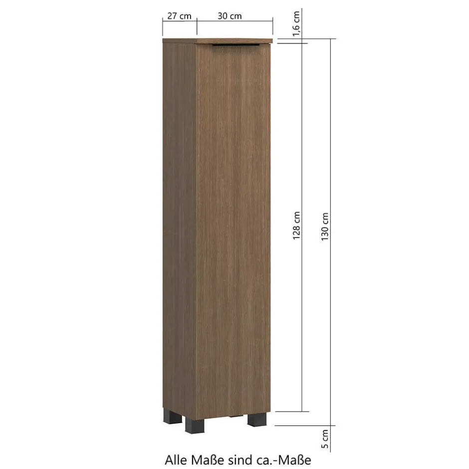 Waschplatz und Midischrank Set - Ucaida (dreiteilig)^Wohnen
