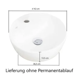 Wohnen Waschplatz und Midischrank Set - Vibulam (dreiteilig)