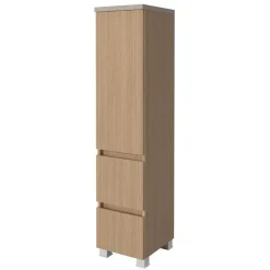 Wohnen Waschplatz und Midischrank Set - Vibulam (dreiteilig)