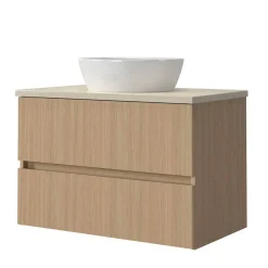 Wohnen Waschplatz und Midischrank Set - Vibulam (dreiteilig)